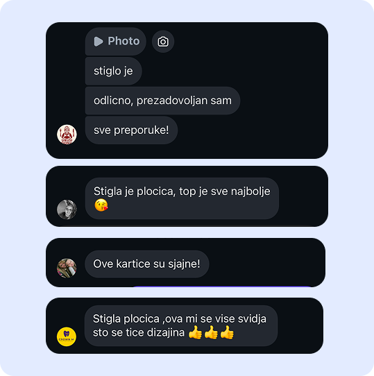 Poruke kupaca